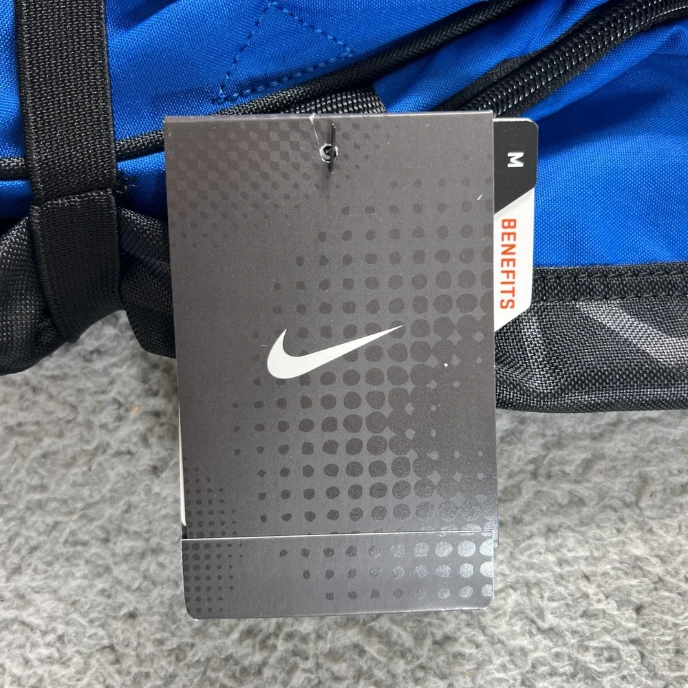 Nike Team Training Duffel Bag Unisex Medium Blue Black Vintage NWT